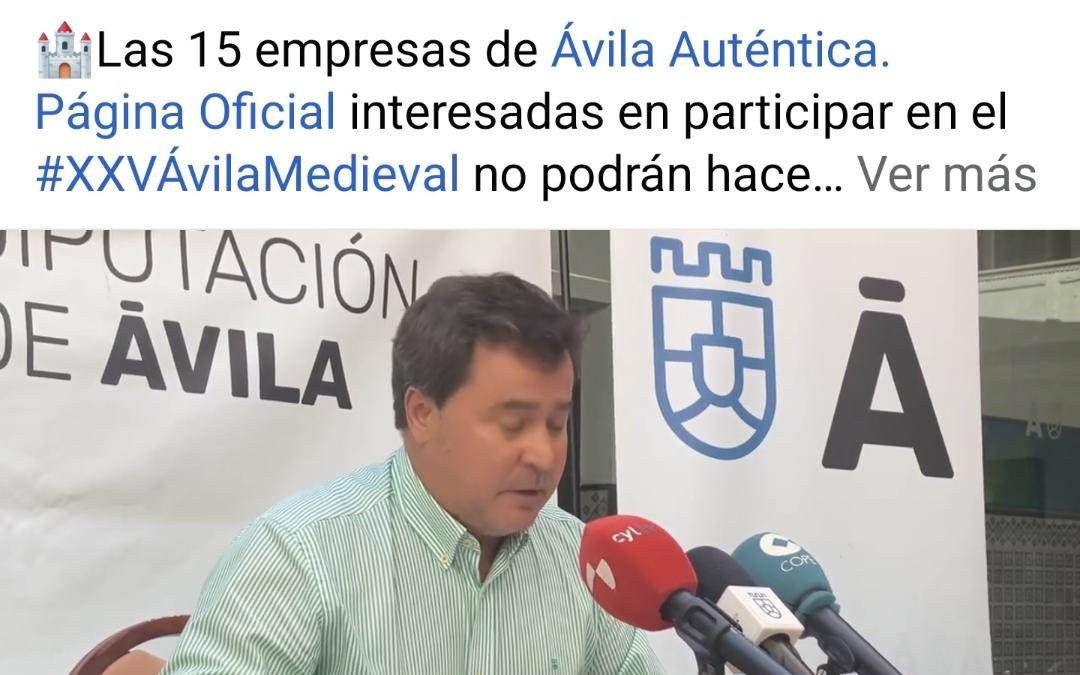Por Ávila exige al presidente de la Diputación que se abstenga de utilizar las redes sociales institucionales de manera partidista