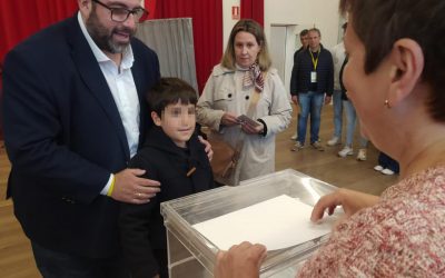 Sánchez Cabrera anima a acudir a votar para elegir a los representantes de los abulenses los próximos cuatro años