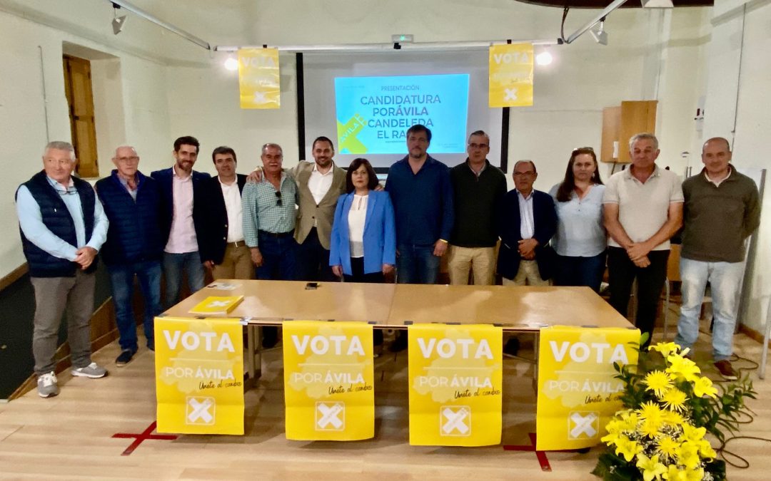 Por Ávila presenta su candidatura en Candeleda y el Raso con optimismo: “Somos necesarios para que reviva la provincia”