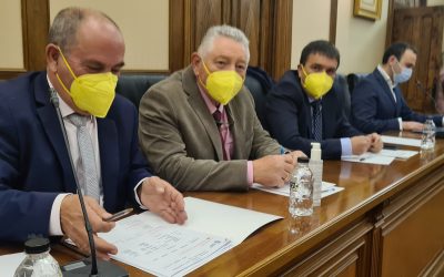 Por Ávila muestra su apoyo a los agricultores de Candeleda en el Pleno de la Diputación