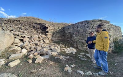 Por Ávila demandará que la Diputación inste a la Junta a restaurar el muro derrumbado en el castro de Las Cogotas